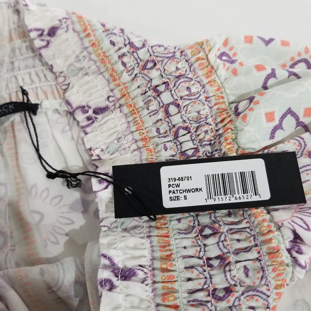 Bobi Black LA Off-Shoulder Bell Sleeves Top - Picture 10 of 10